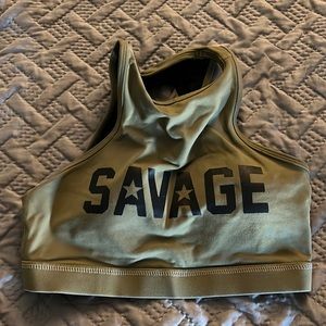 SAVAGE barbell sports bra